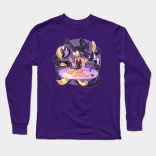purple witch Long Sleeve T-Shirt